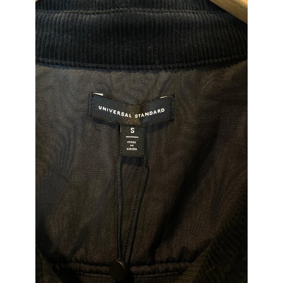 Universal Standard Corduroy Greenwich Jacket Shacket Black Size Small US 14-16 - Picture 5 of 8